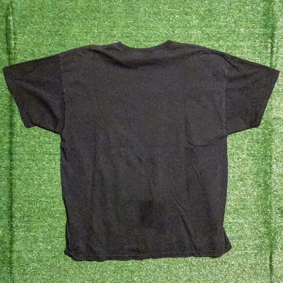 VINTAGE LOST CREEK OUTFITTERS MENS T SHIRT BLACK SHORT SLEEVE WOLF WOLVES SZ XXL - Picture 2 of 7